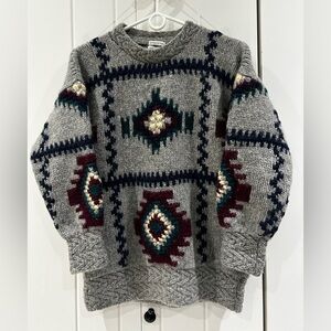 Shetland wool sweater handknit by Susann D